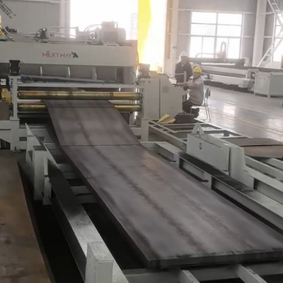 ποιότητας  CTL12×1600 Fully Automatic Cut To Length Line for 1600mm Width Steel Coils with 30 Ton Capacity εργοστάσιο