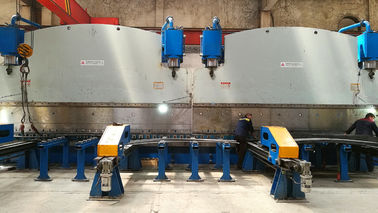ποιότητας  Double linkage CNC hydraulic plate bending machine for light pole production line εργοστάσιο