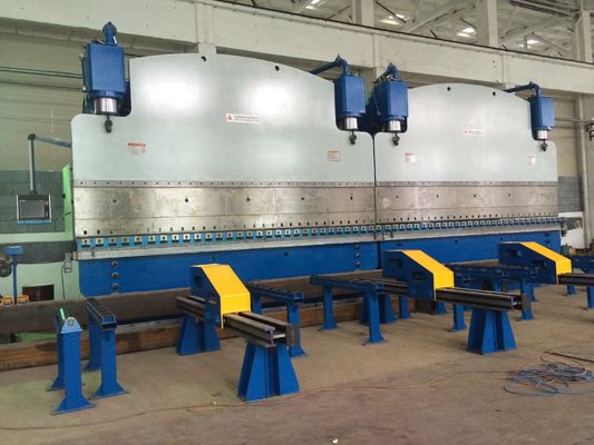 CNC Tandem Hydraulic Press Brake με 2X1200Ton εργατική δύναμη και 2X6250mm μήκος τραπεζιού για μακρά διάρκεια ζωής