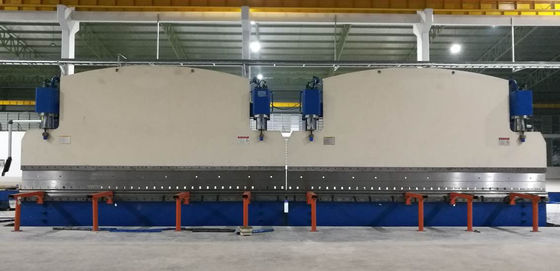 Ηλεκτρονικό φρένο υδραυλικής πίεσης CNC Tandem με 320 τόνους εργατικής δύναμης και μήκος τραπεζιού 6000 mm με σύστημα CNC DELEM DA53T