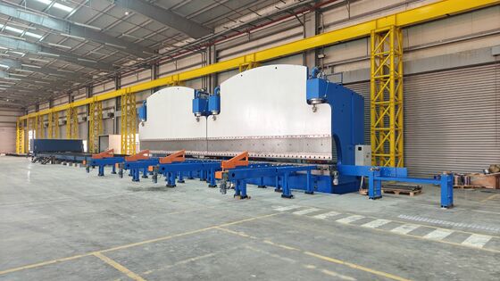 CNC Tandem Hydraulic Press Brake με 2X1200Ton εργατική δύναμη και 2X6250mm μήκος τραπεζιού για μακρά διάρκεια ζωής