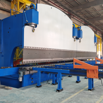 CNC Tandem Hydraulic Press Brake Machine με 2X1200Ton εργατικό δυναμικό και 2X6250mm μήκος τραπεζιού για μεγάλη διάρκεια ζωής