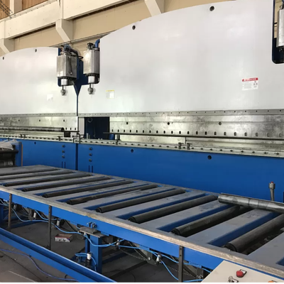 Ηλεκτρονικό φρένο υδραυλικής πίεσης CNC Tandem με 320 τόνους εργατικής δύναμης και μήκος τραπεζιού 6000 mm με σύστημα CNC DELEM DA53T