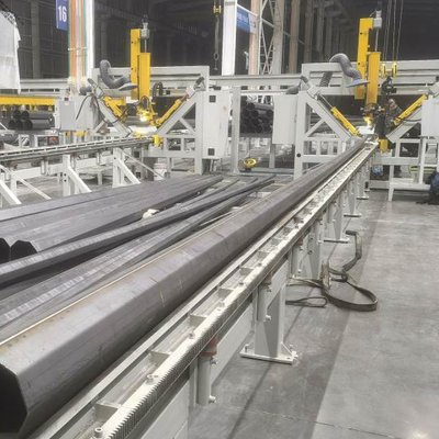 12m Pulse MIG CNC Pole Shut Welding |Μηχανή συγκόλλησης με κοντάρι φωτός δρόμου