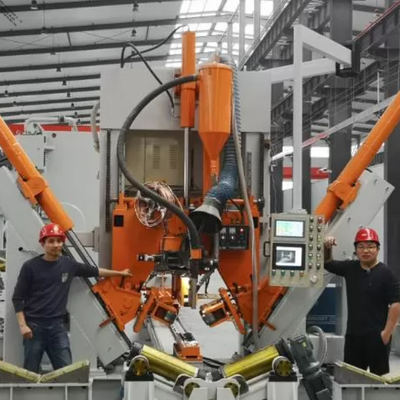 12m Pulse MIG CNC Pole Shut Welding |Μηχανή συγκόλλησης με κοντάρι φωτός δρόμου