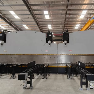 Heavy Duty 2×650Ton 7M CNC Tandem Press Brake για Long Tapered & Octagonal Light Pole Production