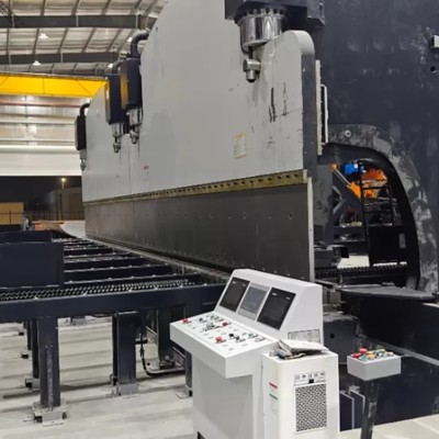 Heavy Duty 2×650Ton 7M CNC Tandem Press Brake για Long Tapered & Octagonal Light Pole Production