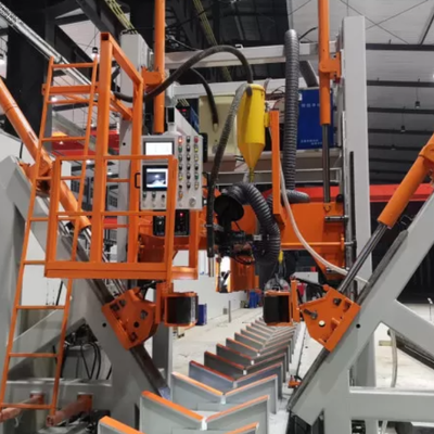 HM2500/14000 14m CNC Αυτόματη Μηχανή Συγκόλλησης Ραφής Φωτιστικών Στύλων Μέγιστη Διάμετρος 2500mm