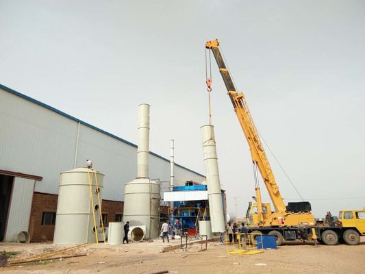 καυτή εμβύθιση δεξαμενών ψευδάργυρου 7.0x1.2x2.2m που γαλβανίζει τον εξοπλισμό με το σύστημα προστασίας του περιβάλλοντος