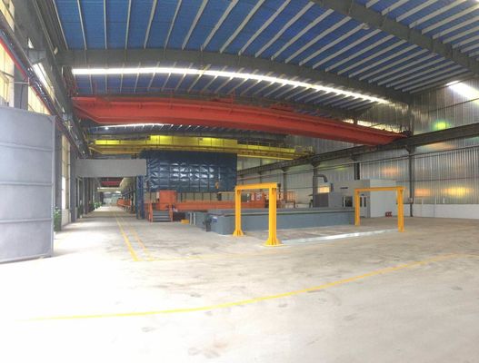 καυτή εμβύθιση δεξαμενών ψευδάργυρου 7.0x1.2x2.2m που γαλβανίζει τον εξοπλισμό με το σύστημα προστασίας του περιβάλλοντος